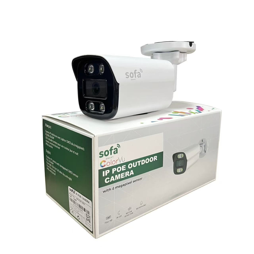 Kit 4 Caméras IP Filaires ColorVu 6MP