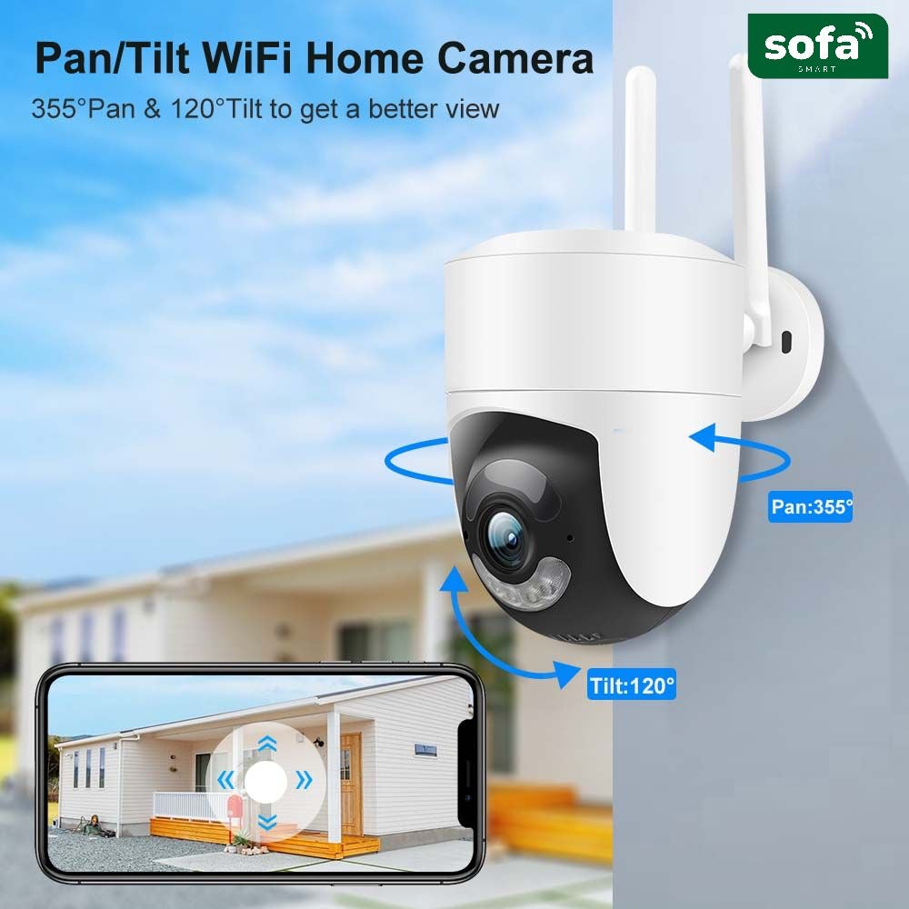 Caméra WiFi Intelligente Q10 Dual Light 5MP