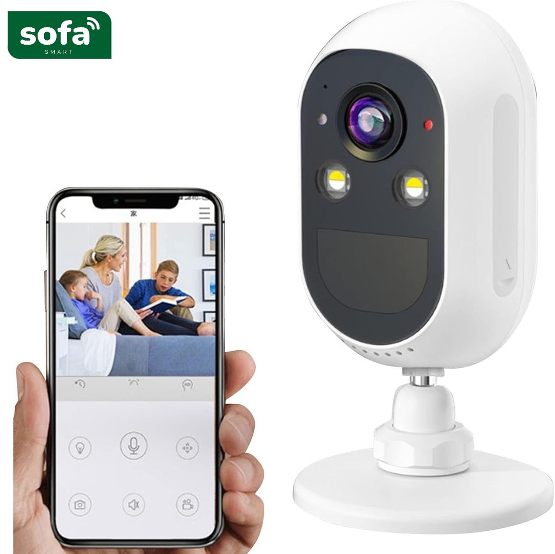 Caméra Intelligente WiFi ColorVu Ultra HD 4MP avec Batterie